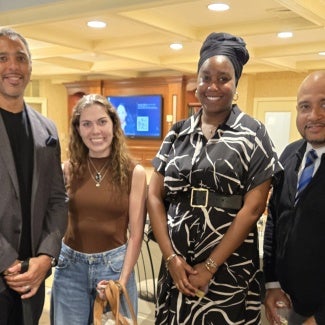 six attendees at NOMA event